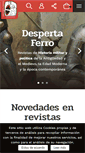Mobile Screenshot of despertaferro-ediciones.com